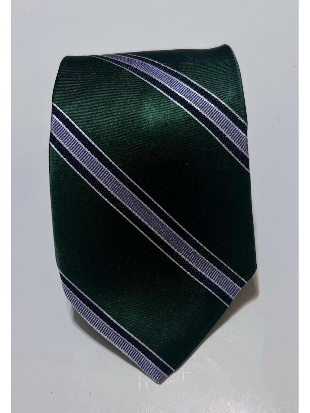 Brooks Brothers “346” Men’s Silk Necktie 60 X 3 1/2 Inches Green Blue